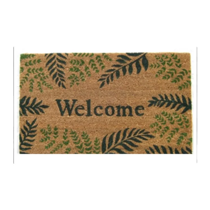 100% Genuine Quality Rectangle Shape Custom Pattern Printed Anti-slip PVC Door Mat Available at Affordable Price