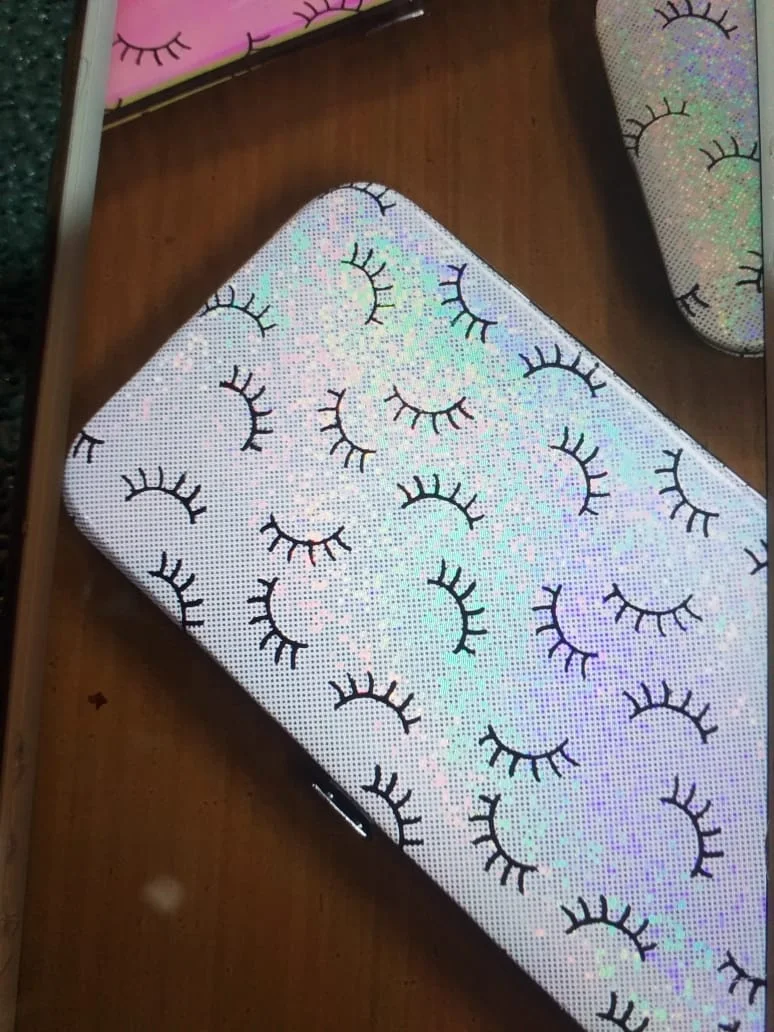 ASAP sustainable Empty Plastic Makeup Organizer Container Squared False Eyelash Care Storage Case Eyebrow Applicator Storage Box