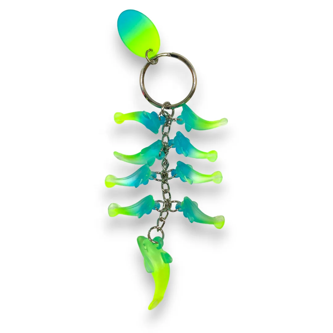 Dolphin Keychain 8 piece Colorful Keychain Sea Park Souvenir Wholesale Item