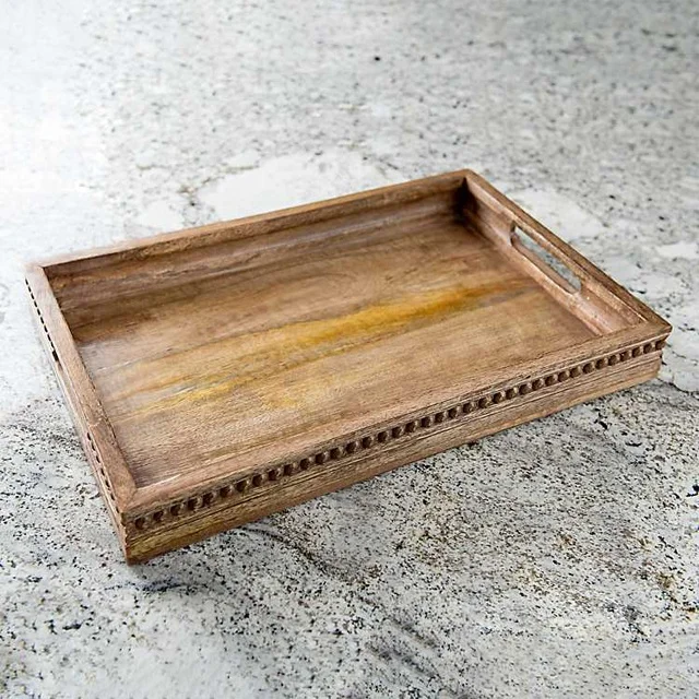 SERVING WOODEN DISH WOODEN DRY FRUIT TRAY BEST SELLING WOODEN SERVING BOWL