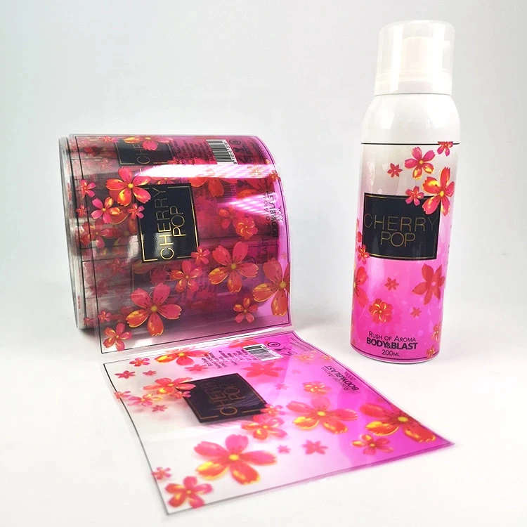 Eco-Solvent Ink Custom Square Roll for Bottle Label Transparent Stickers