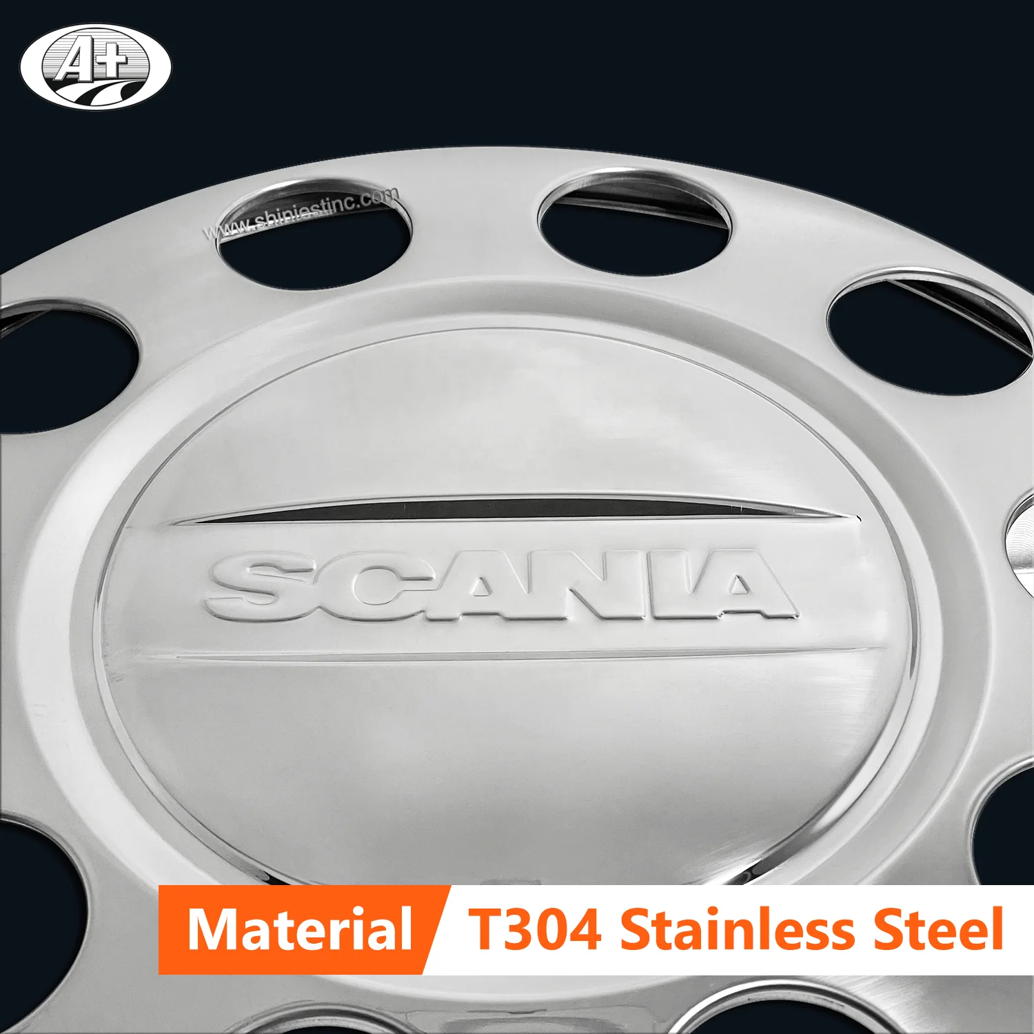 Защитное кольцо T304 из нержавеющей стали 225 с 2 линиями