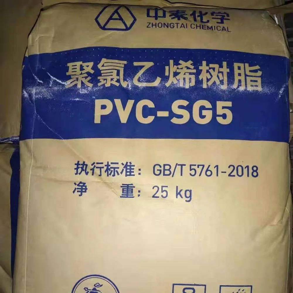 ZhongTai/Tianye/Xinfa brand pipe grade Polyvinyl Chloride PVC Resin SG3 SG5 SG8 k67