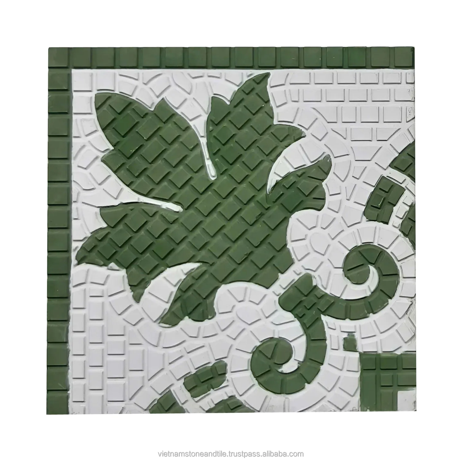 Vietnam Cement Tiles Pattern Handmade Tiles for Interior and Exterior Home Decor Engraved Relief Small Tiles for Floor