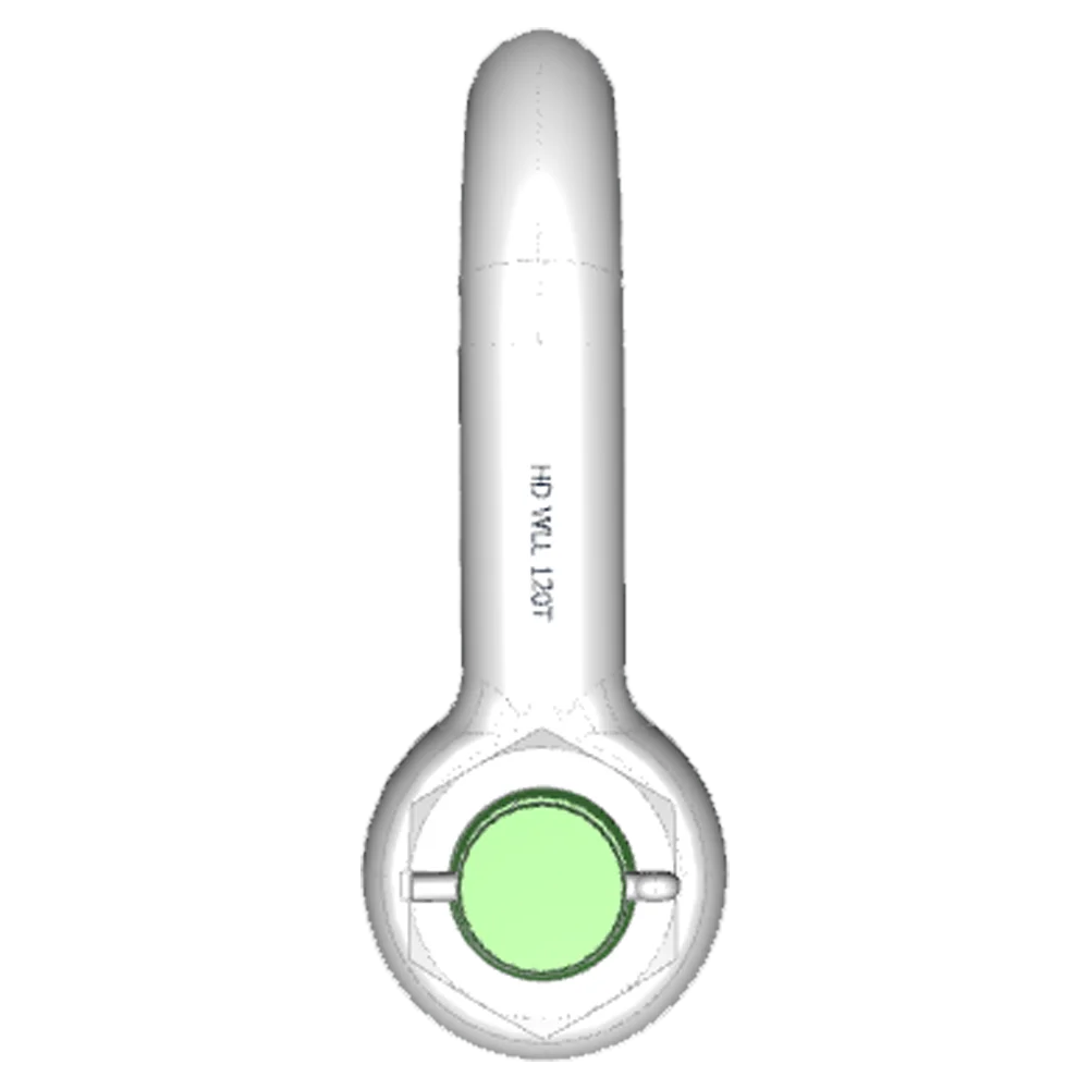 High Strength Green Pin P6036 300Ton High Load Capacity Alloy Steel Bow Shackle With Safety Bolt Connection Link