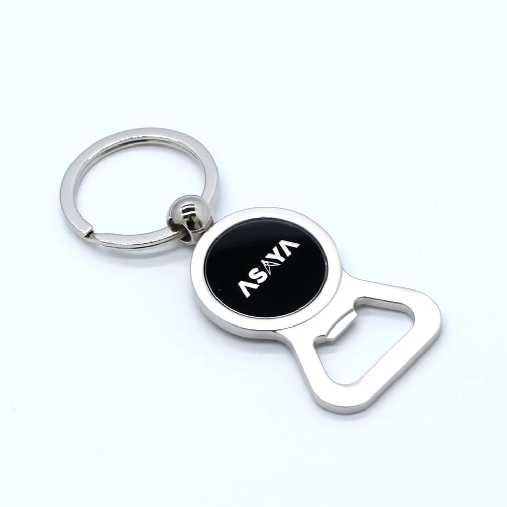 Custom Logo Beer Bottle Opener Keychains Promote Your Brand