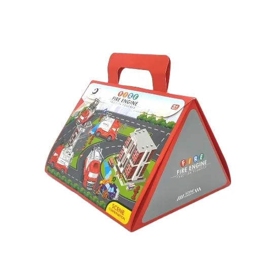 Plastic Fire Engine Friction Powered  Vehicle Game Toy