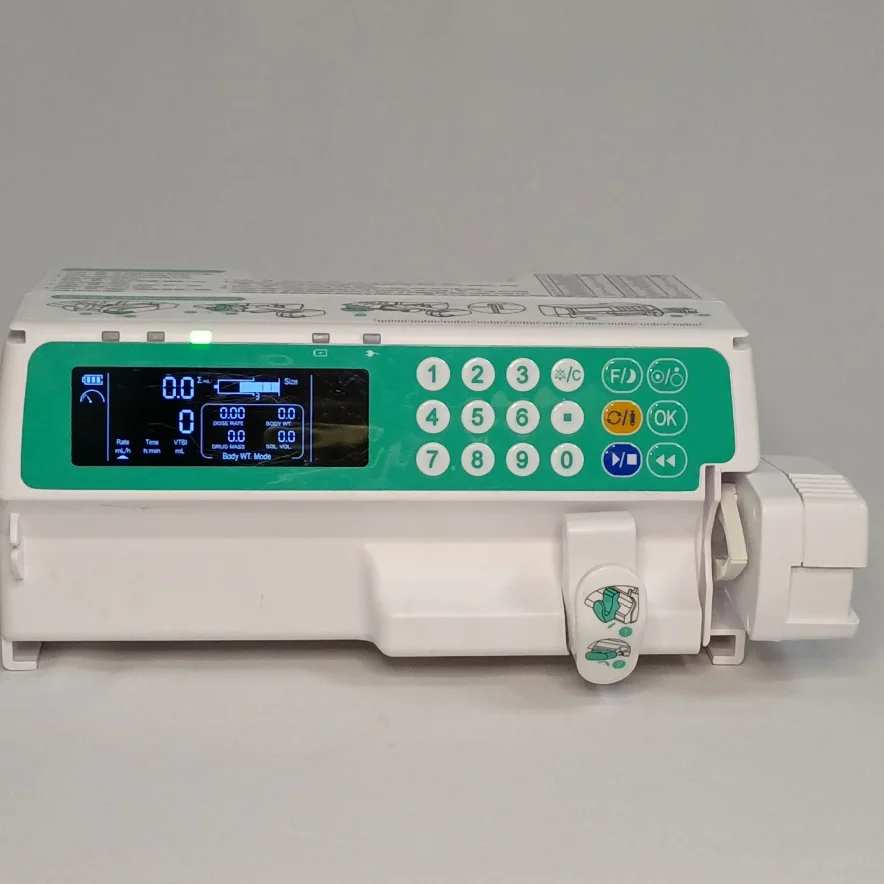 ICU CE ISO Cheap Single Channel Syringe Pump  Portable Syringe infusion Pump Hospital pompe a seringue