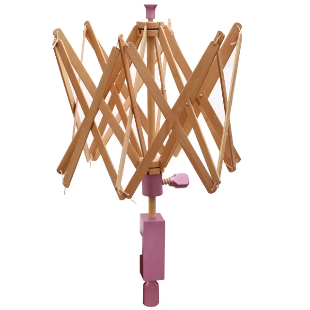 Wooden Umbrella sheesham rosewood Yarn Swift winder nostepinne for winding skein of yarn