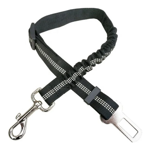 Pet Supplies Car Seat Belt Dog Seat Belt Dog Leash Traction Belts Cushioning Elastic Reflective Safety Rope Traction Rope Dog