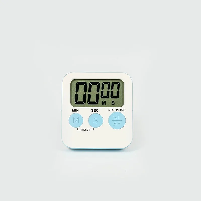 Large Screen LCD Countdown Timers Plastic Digital Kitchen Timers with Alarm for Home Cooking Daily Usage Electronic Timer