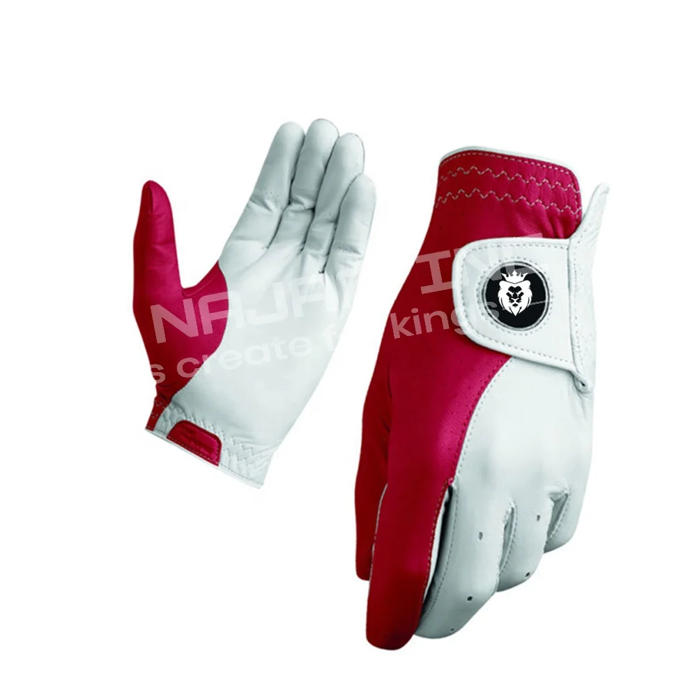  Лидер продаж кожаные перчатки для гольфа с левой ручкой cabretta