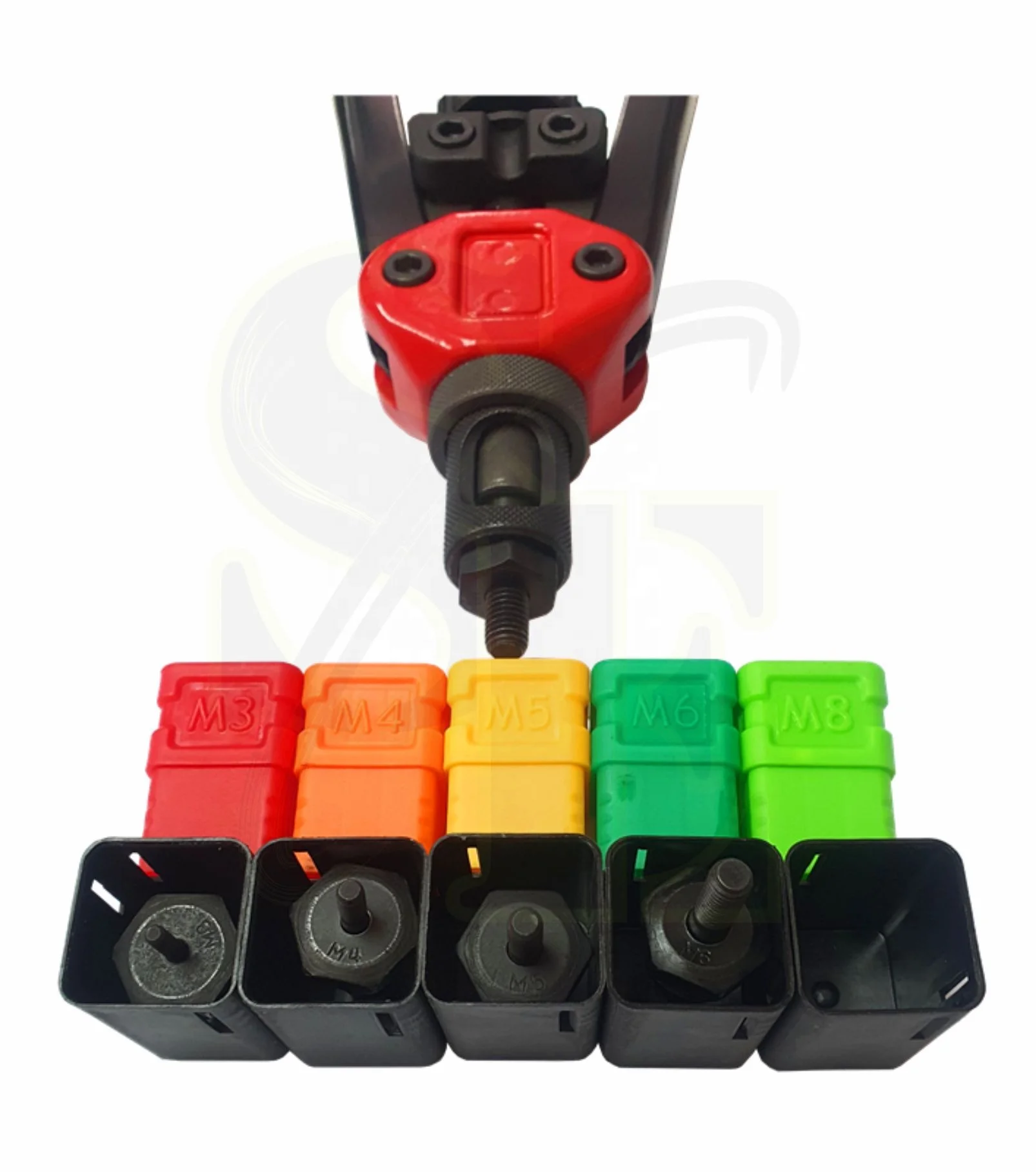 Autogate Swing Folding, Sliding Tools Dual Hand Manual Rivet Nuts Tool Professional Kit