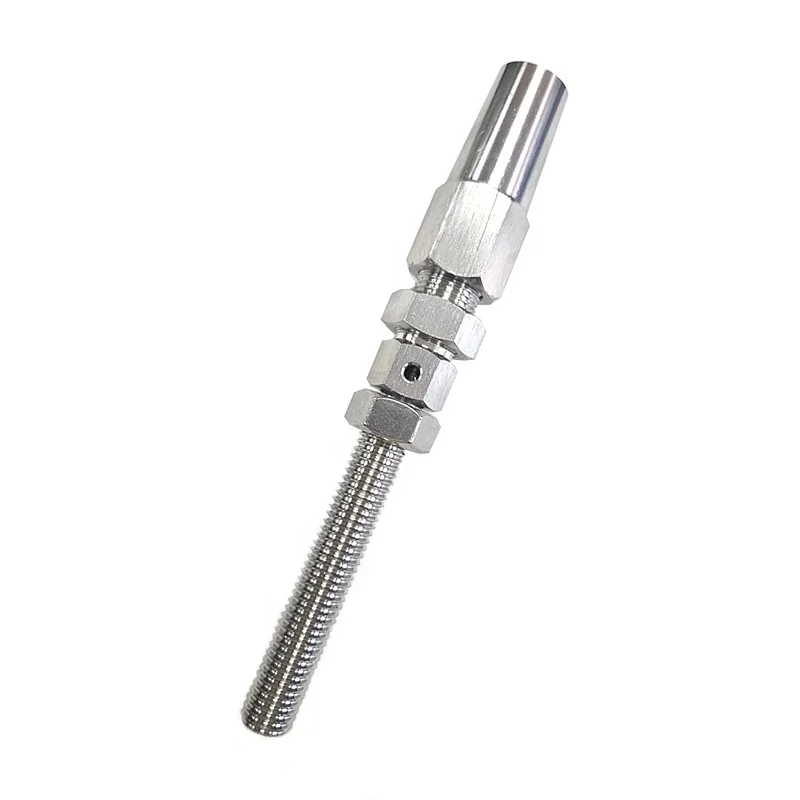Rigging Hardware AISI 316 Stainless Steel Wire Rope Stud Swageless Threaded Terminal