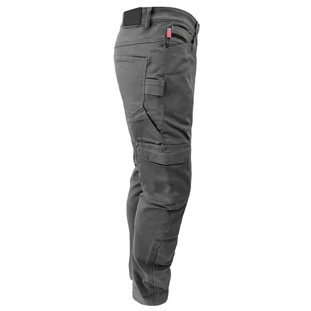 Motorbike Trousers Cargo Pants Moto Pant Factory made protective lining Riding gray jeans Motorbike Racing Pants Biker Jeans