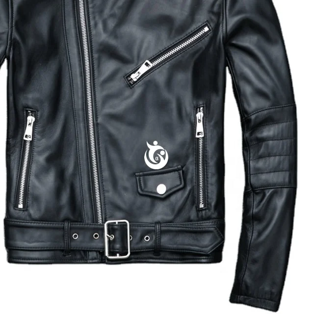 2021 100% real cow leather stylish unique leather jacket for women biker fun black color wind proof leather jacket