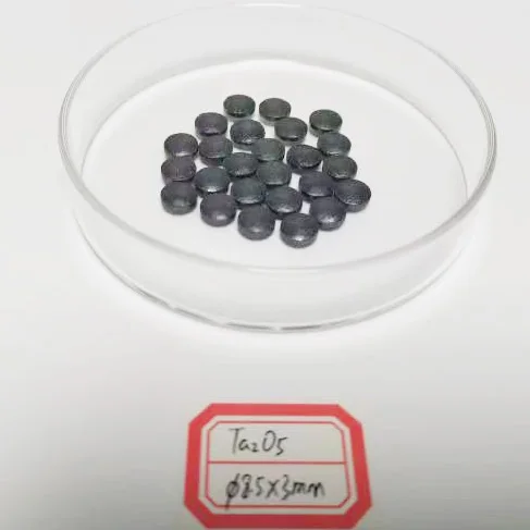 High purity tantalum pentoxide 99.99%  black Ta2O5 tablets