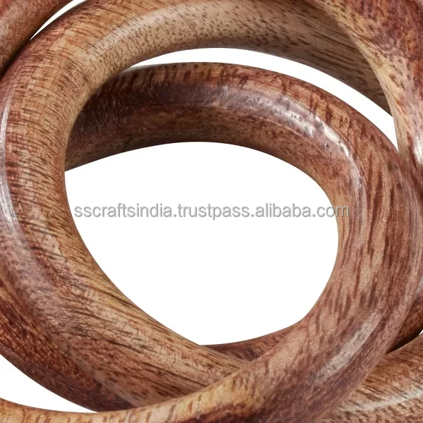Indian Wooden Napkin Ring Simple High Quality Selling High 2024 Handmade Wooden Napkin Ring Factory Direct By SS CRAFTS INDIA