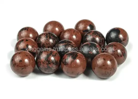 NATURAL MAHOGANY OBSIDIAN SPHERE :TOP POLISHED CRYSTAL OBSIDIAN  BALL WHOLESALE GEMSTONE SPHERE FOR HEALING HOME DECORE