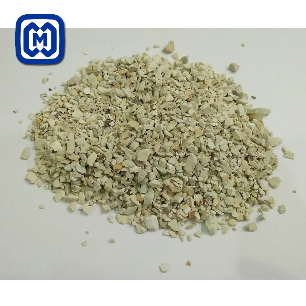 NATURAL ZEOLITE FOR AQUACULTURE FISH SHRIMP POND WATER FILTER HIGH CEC CLINOPTILOLITE MINERAL GRAVEL size 2-4mm BEIGE COLOUR