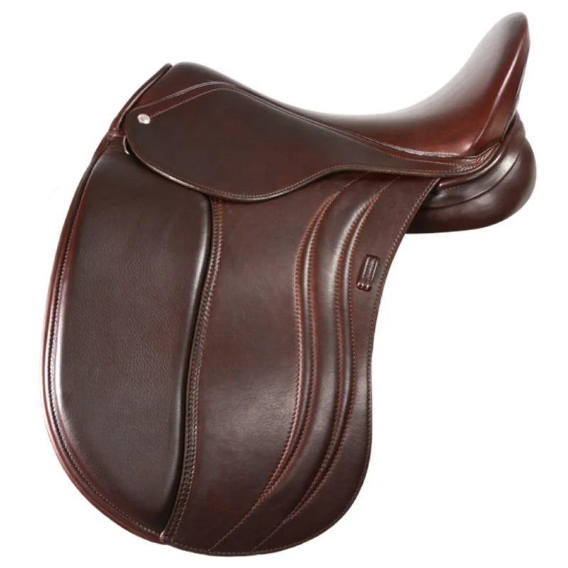 Saddle Horse Best Selling Cow Leather Dressage Saddle English Horse Saddle Real Cow Leather Horse Riding Product Equestrian