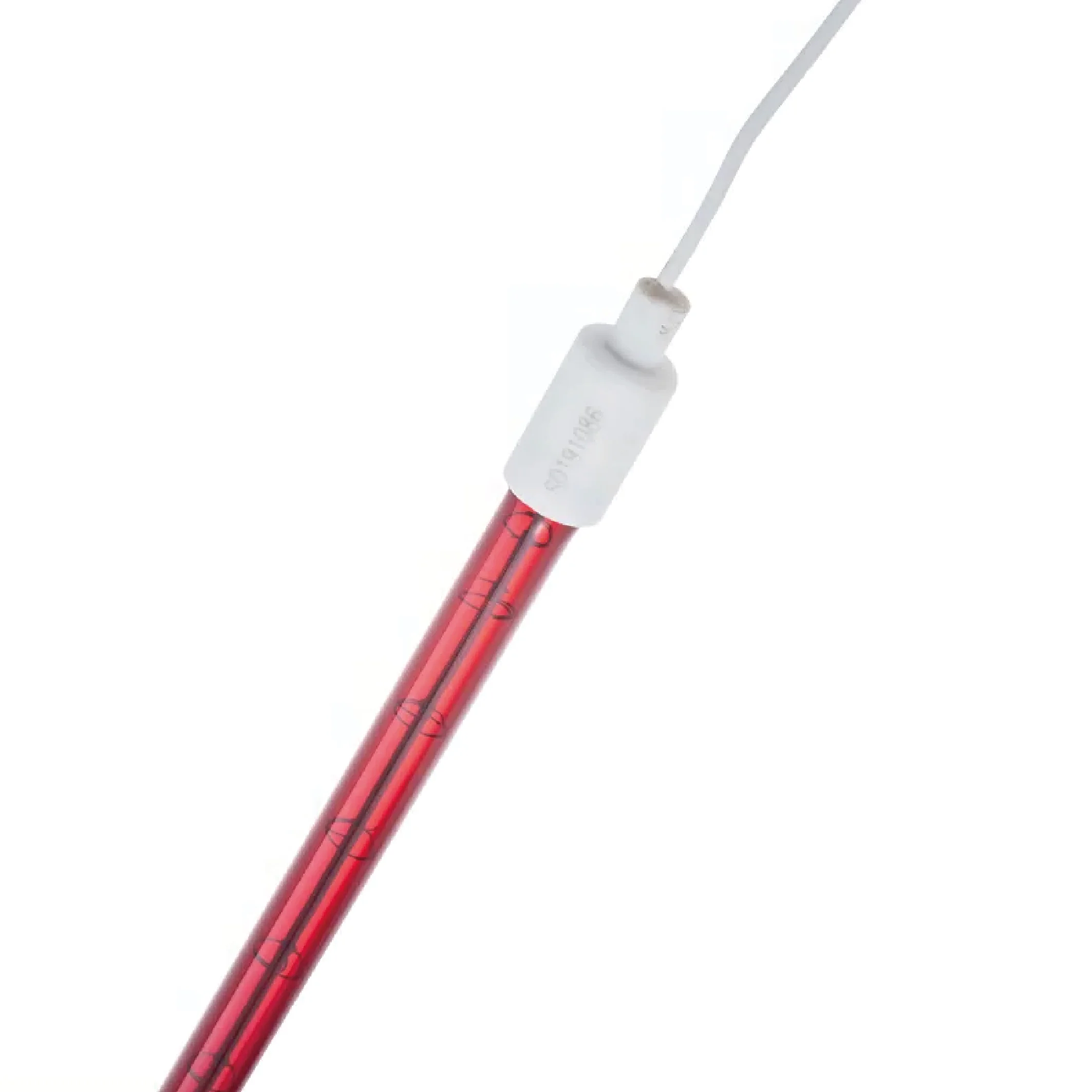 Single tube halogen Ruby Red infrared patio  heating  element