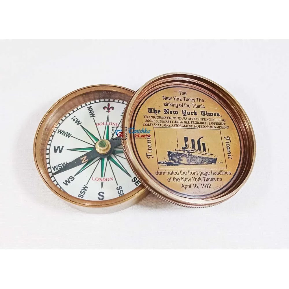 Collectible Marine Personalized Pocket Compass Baptism Gift Graduation Gift Christmas Gifts For Her/Him