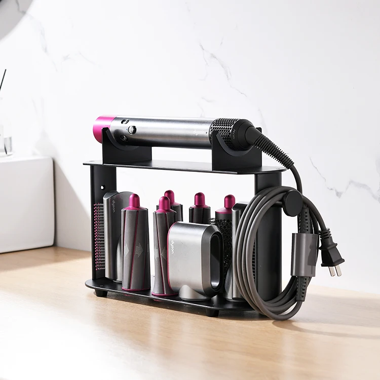Ванная комната двухслойная стеллаж для завивки волос из углеродистой стали Dyson Airwrap держатель