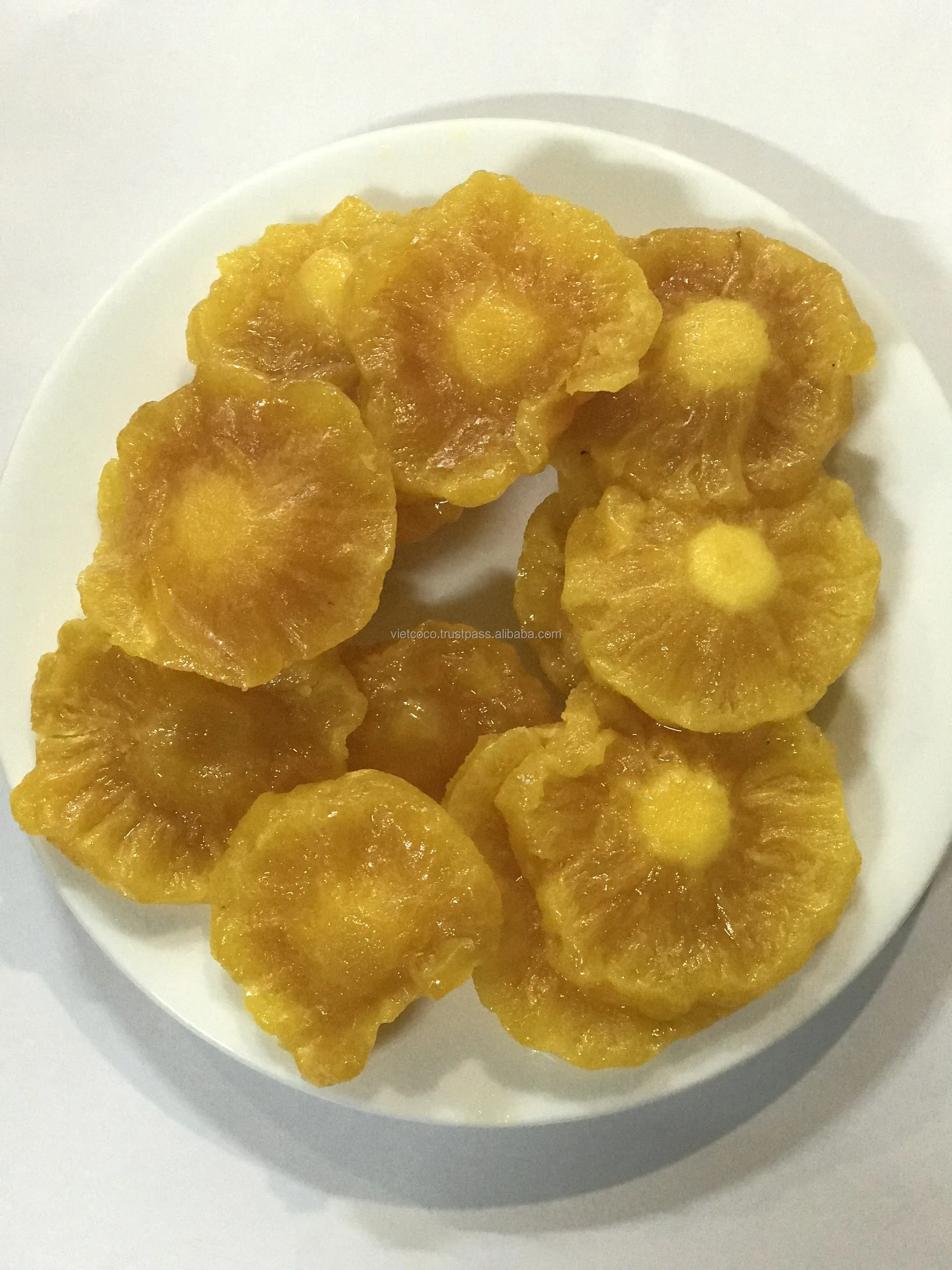 Вкусные питательные с низким содержанием сахара здоровые закуски натуральные тропические фрукты из Вьетнама мягкие сушеные ананасы розничная упаковка оптом