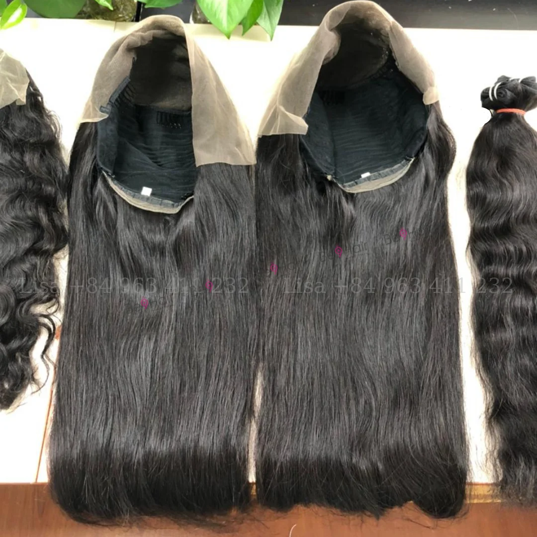 Wholesale 100 % Raw Virgin Body Wavy Hair in Bundle from Vietnam bone straight hair
