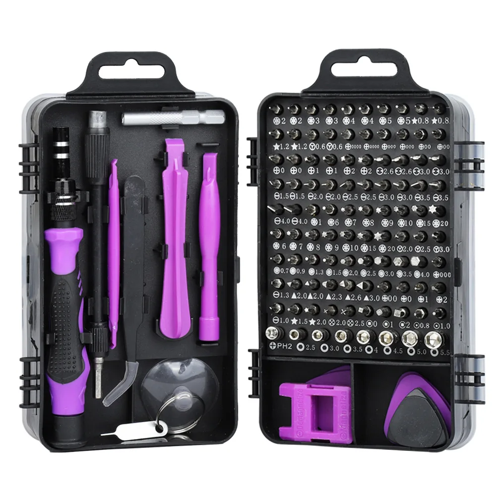 115 in 1 Precision Screwdriver Set Professional Screwdriver Bits Set Magnetic Electronics Repair Tool Set