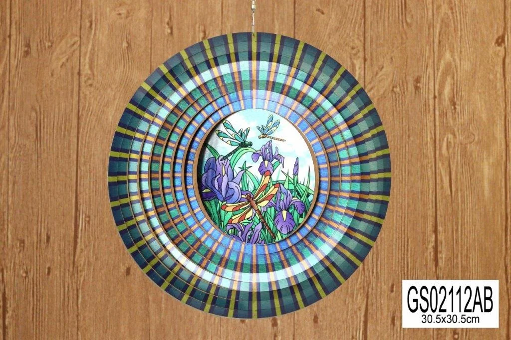 Вращающийся металлический 3d-спиннер «божья коровка» 12 дюймов