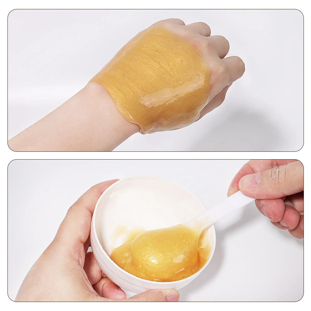 Custom Hydrating Moisturizing 24k Gold Face Water Soluble Collagen Face Mask Private Label Refreshing Gold Collagen Face Mask