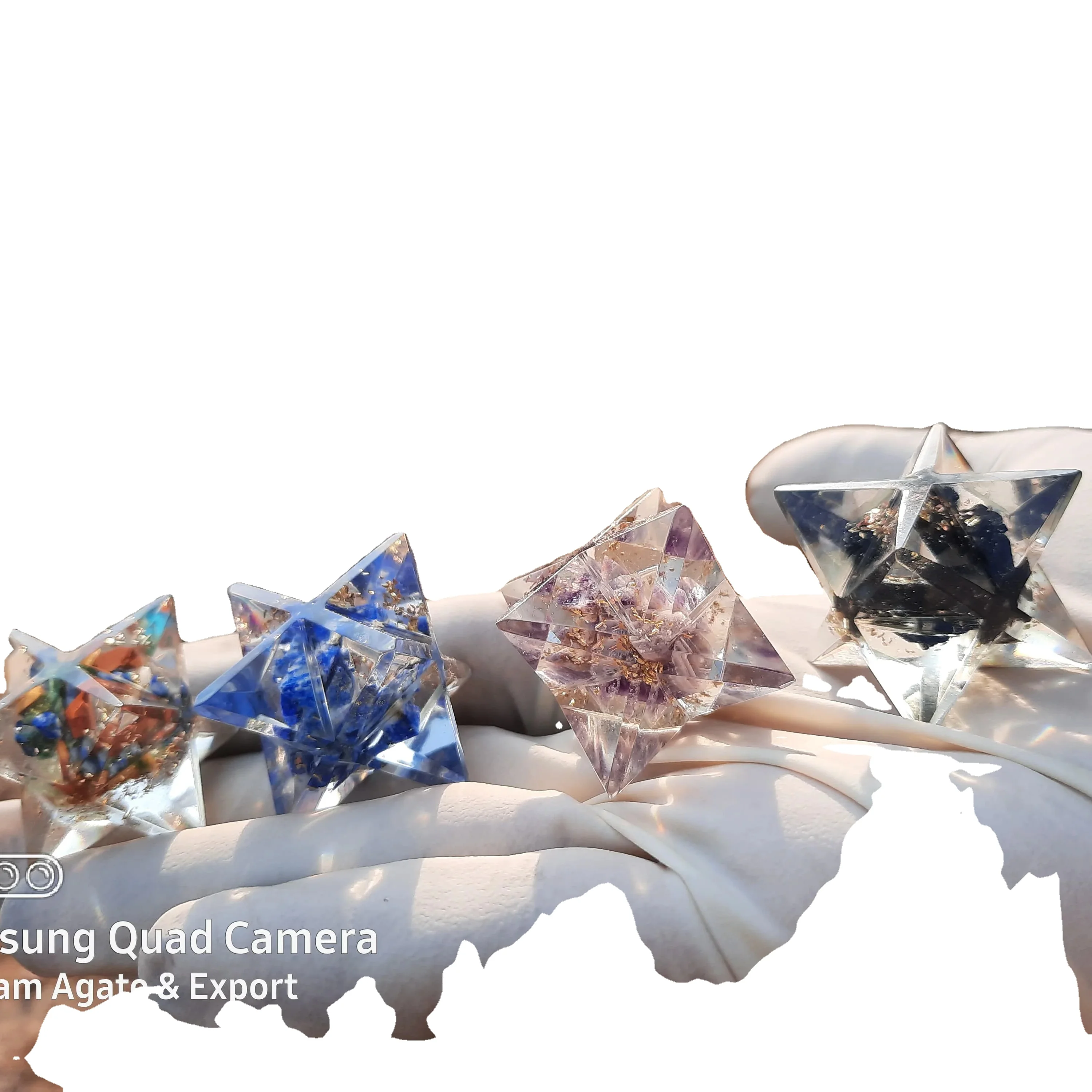 Reiki Healing Organ Merkaba Crystal Pendent Making Stone Available At Competitive Price