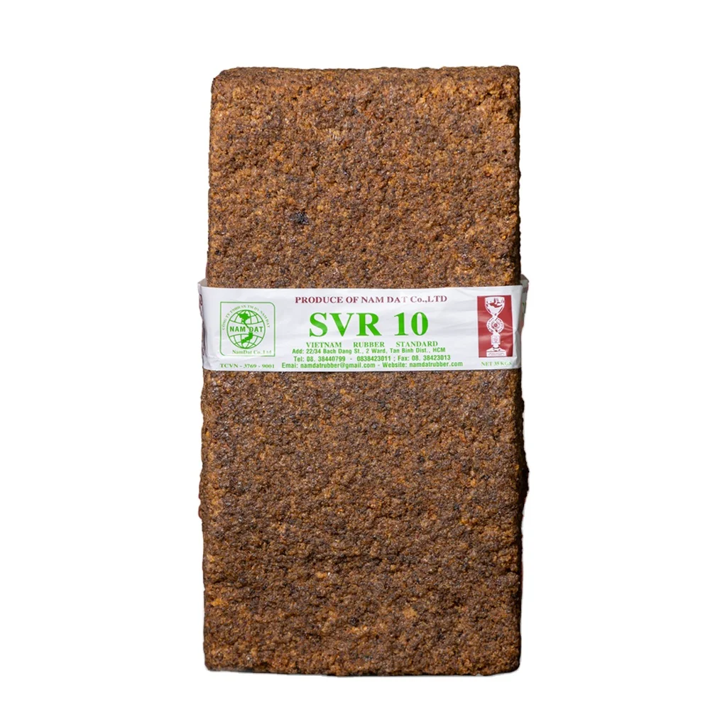 Natural Latex Rubber New Condition Quality Brown Rubber Raw Material SVR 10 (TSR 10) With Wholesale Price Produce in Vietnam