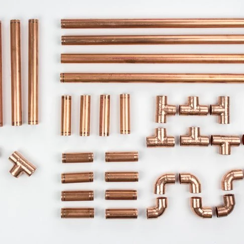 Medical Copper Pipe Supplier EN 13348 OF-CU 2.0040 C10100 Straight Copper Tubes  L Type for Gas