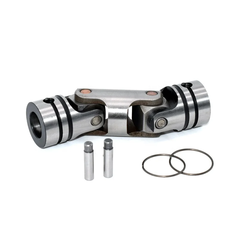 CSCA 42 Crmo Double  Metal Cardan Joint Gimbal Universal Joints Coupling With Pin & Circlip