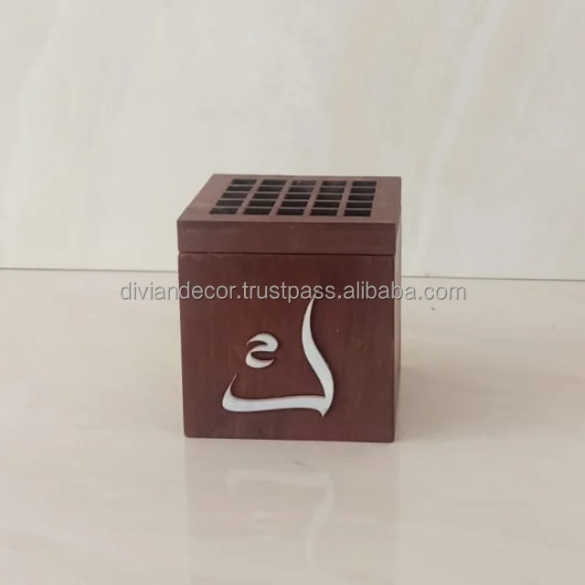 Indian Manufacturers Of Mother Of Pearl Bakhoor Burner Wooden Incense Burner Middle East Burner Ramadan Eid Gift Collection
