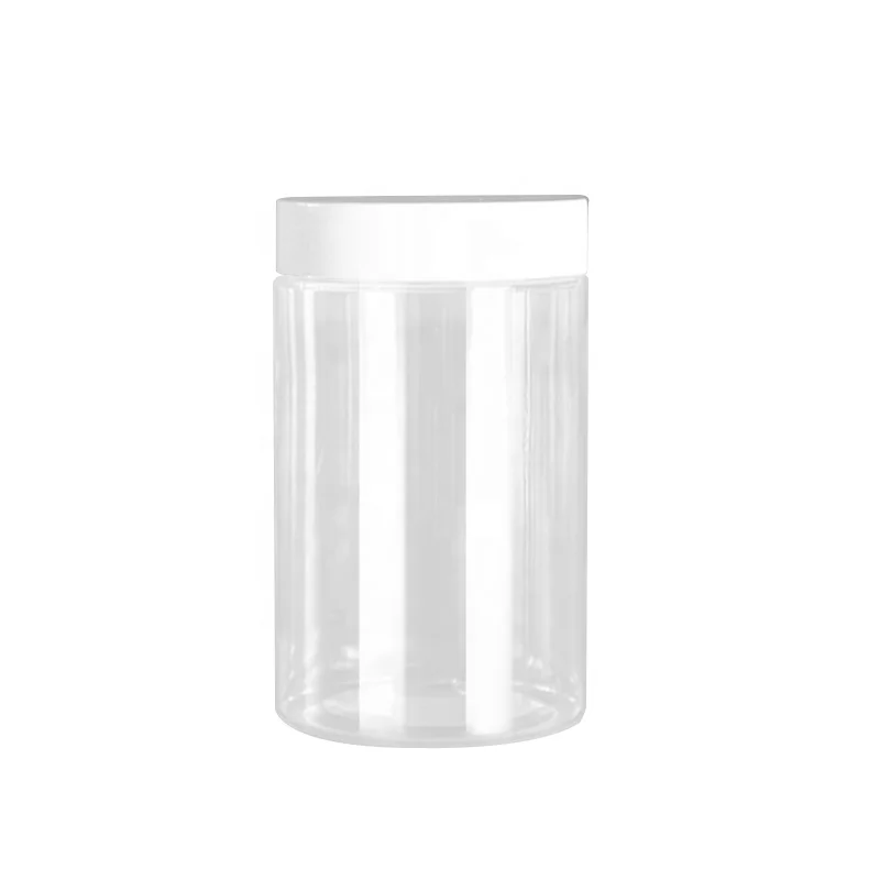 Empty 200ml Cosmetic Cream Pet Plastic Jar With PP Lid