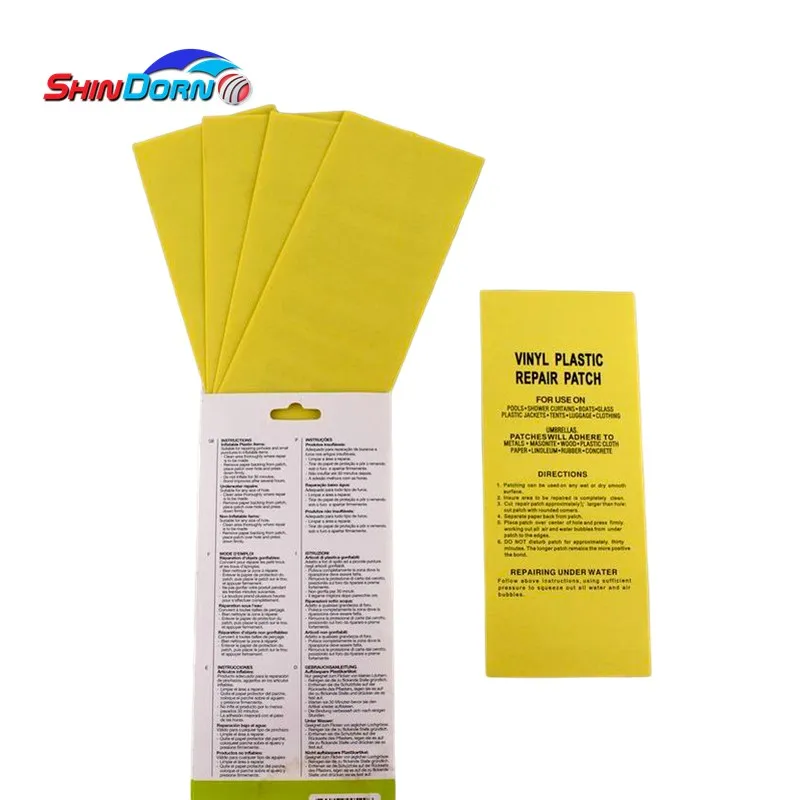 Factory Direct Inflatable Boat Repair Kit Vinyl Repair Patch to Fix Rips and Tears