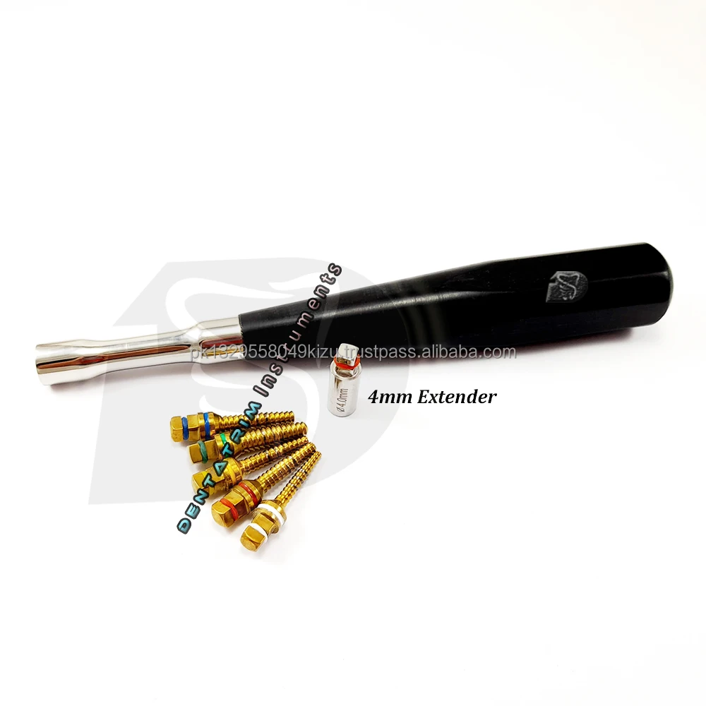 Стоматологический расширитель костей винты с длинной ручкой отвертка гаечный ключ 4 мм шестигранная CE PK 3 года стоматологические инструменты для