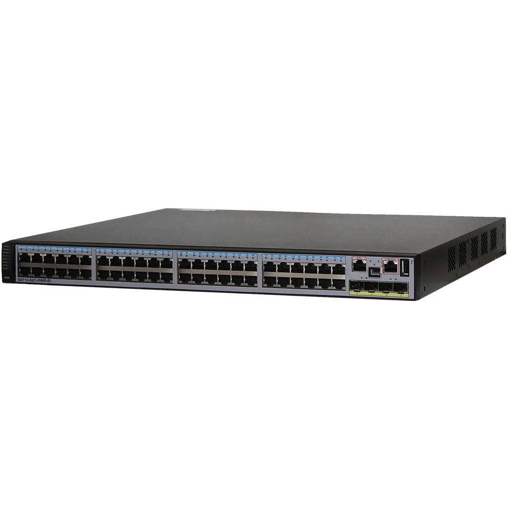 Fast Delivery SFP+ Gigabit Switch S5710-52C-PWR-EI Network POE Switch