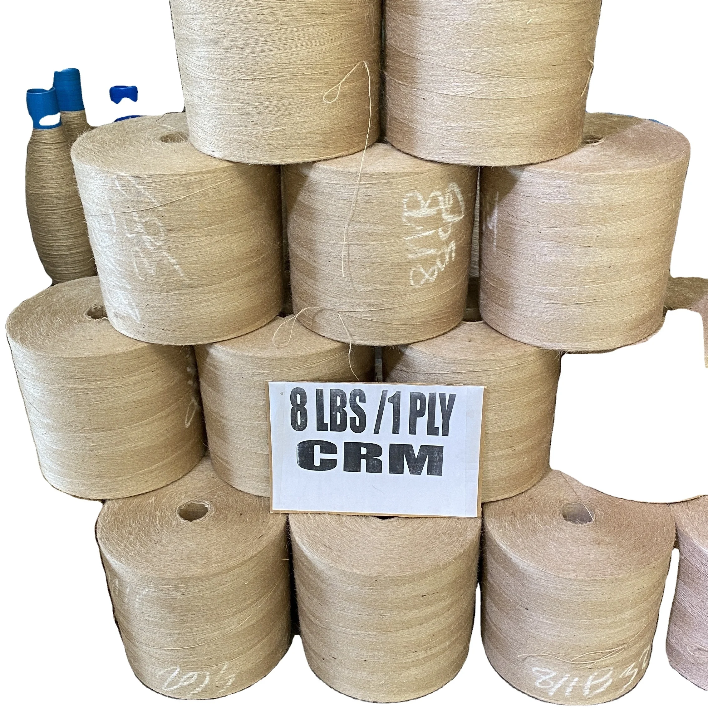 8lbs/ 1plY CRX  Quality JUTE YARN FROM BANGLADESH WHOLESALE
