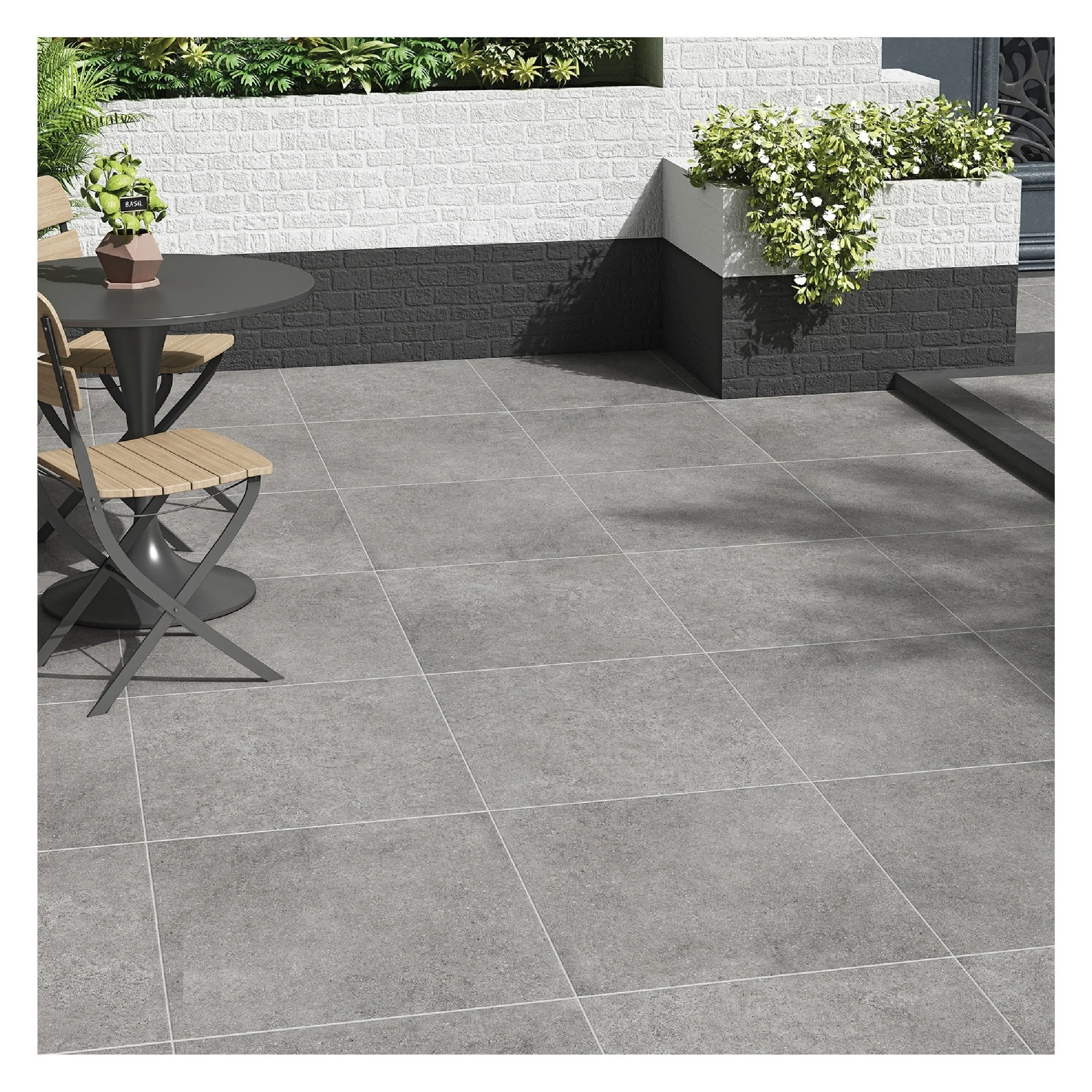 Magic Sliver Full Body Porcelain Tiles 60*60 cm Foshan Anti-Slip Tile Full Body 20mm Thick Exterior Porcelain Tiles 600*600 mm