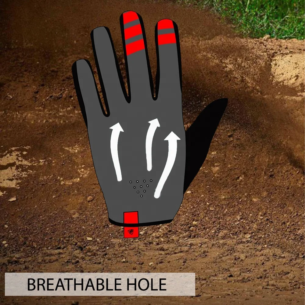 Оптовая продажа мужские и женские велосипедные перчатки для мотокросса горного велосипеда с закрытыми пальцами на заказ MTB MX BMX