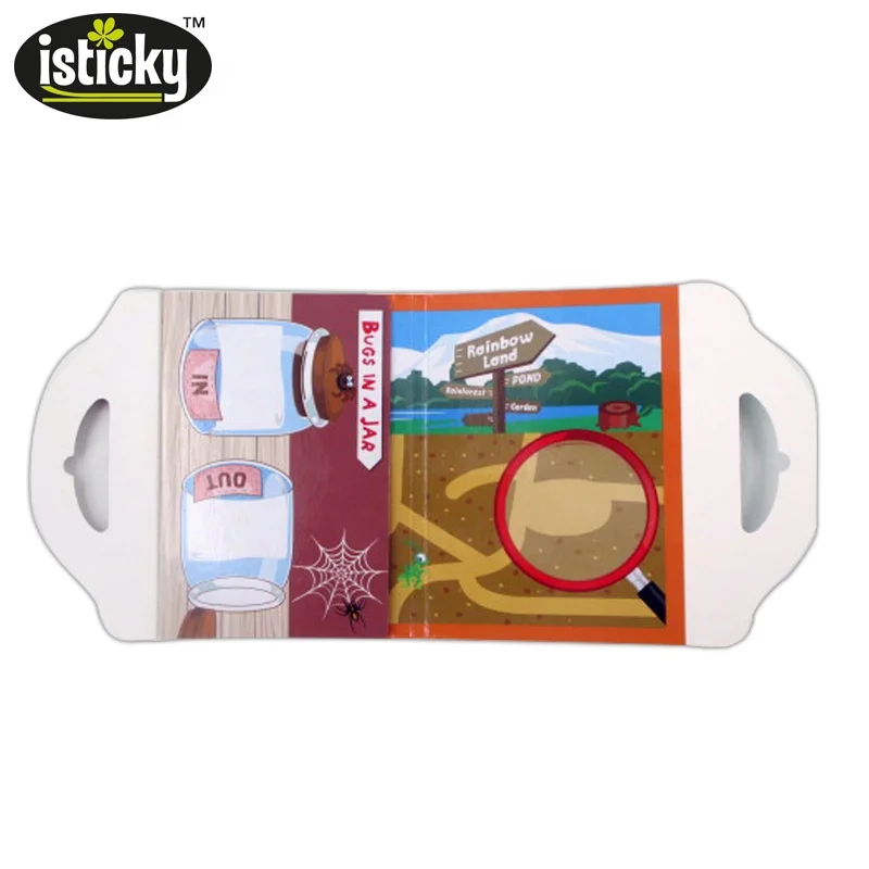 isticky TPE sticker, kids learning game sticker,scene game sticker for educational toys