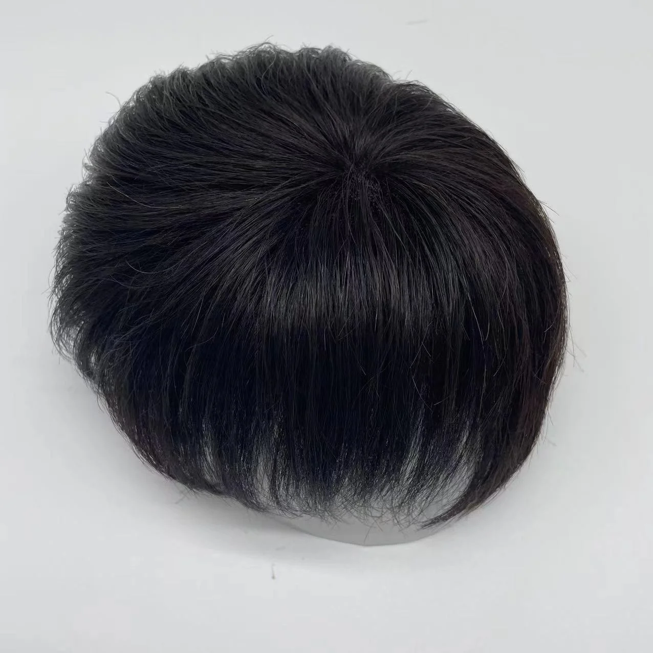 Fashion Hair Handsome Style  Mono Base Hair Replacement Men Toupee