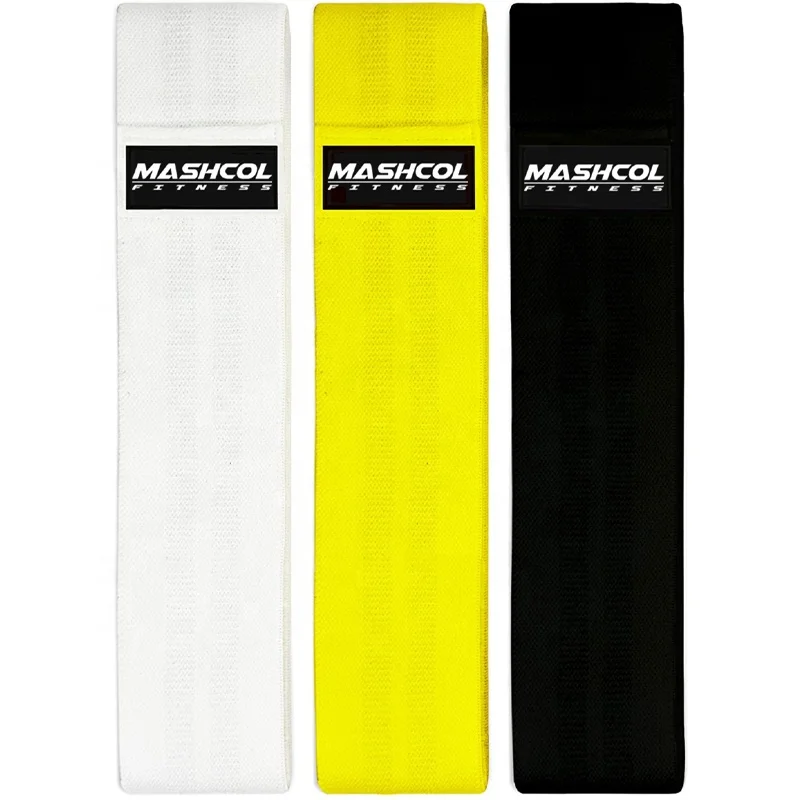 Hot Sale Custom Logo Booty Bands 3 Piece Kit Set Fitness Rubber Elastic Exercise Resistance Bands For Home Workout