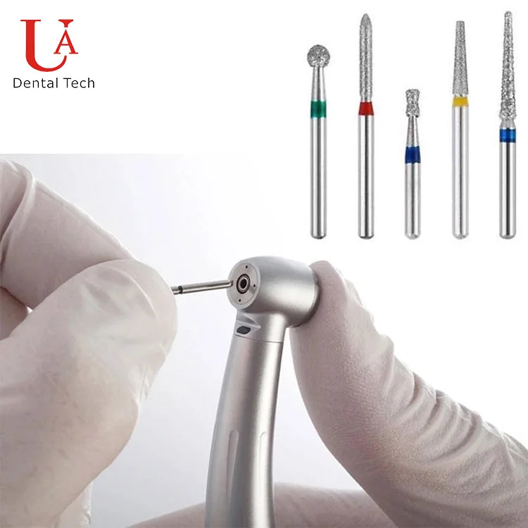 Hot Selling APPLEDENTAL Excellent Drill Bits Set Dental High Speed Diamond Srill Burs