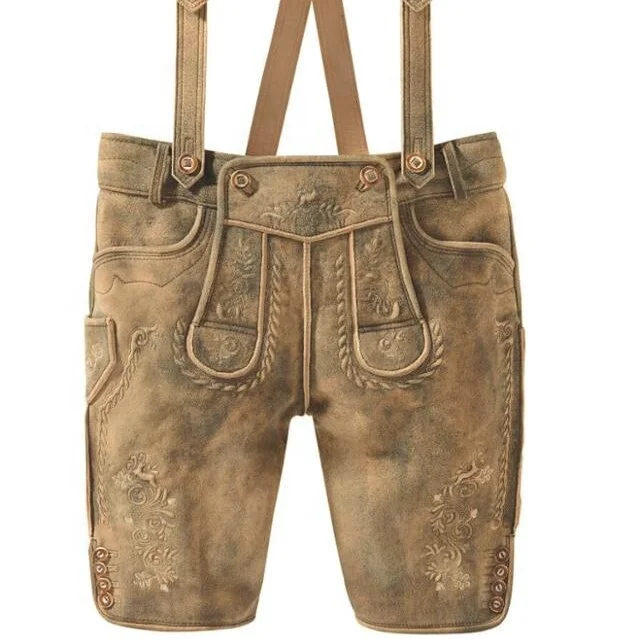 high quality traditional  women kurzhose trachten lederhosen - oktoberfest shorts - bavarian 2024